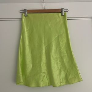 Aritzia Mini Slip Skirt, Babaton size 2